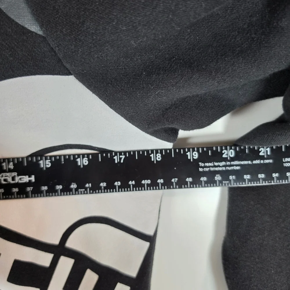 The North Face Men's Graphic Injection Crewneck Sweatshirt Black Big Logo Size S